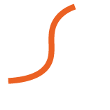 Orange wavy line.